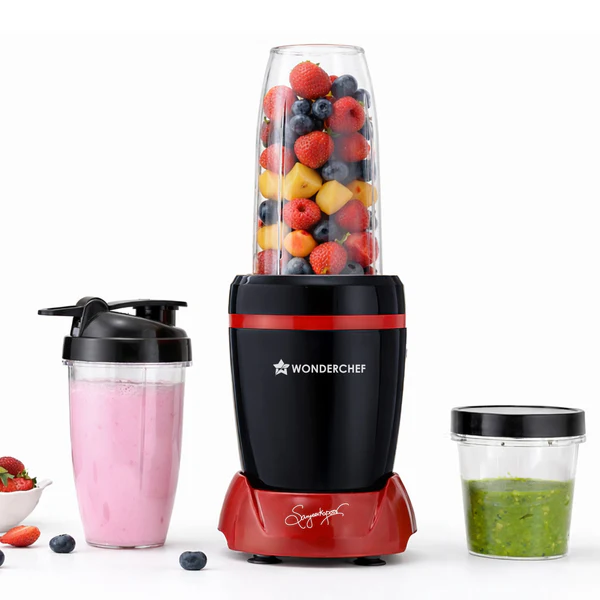 Nutri-Blend Turbo 750W Mixer Grinder Blender Smoothie Maker, 22000 RPM, 3 Jars